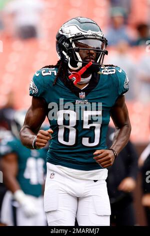 Deon Cain of the Philadelphia Eagles completes a pass against the News  Photo - Getty Images