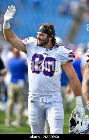 Denver Broncos tight end Tommy Hudson takes part in drills during an NFL  football rookie mini camp Saturday, May 13, 2023, at the team's  headquarters in Centennial, Colo. (AP Photo/David Zalubowski Stock