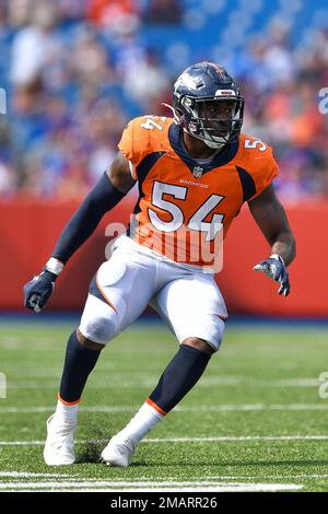 Buffalo Bills cornerback Ja'Marcus Ingram runs on the field during the  second half of a preseason NFL football game against the Denver Broncos in  Orchard Park, N.Y., Saturday, Aug. 20, 2022. (AP