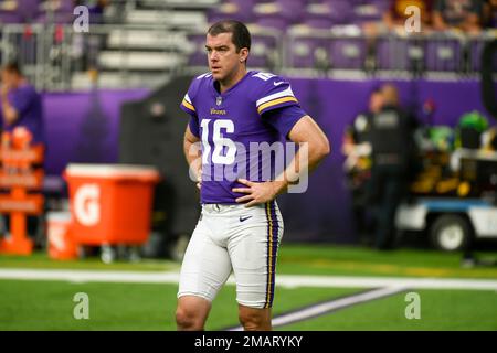 Minnesota Vikings punter Jordan Berry (3) on the field during