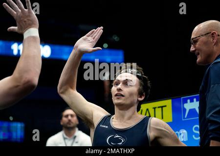 Stephen Nedoroscik Celebrates After His Performance On The Pommel Horse ...