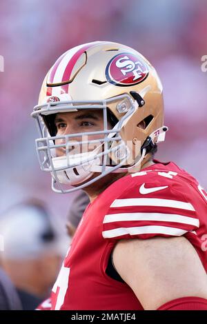 San Francisco 49ers' Alfredo Gutierrez takes part in drills during