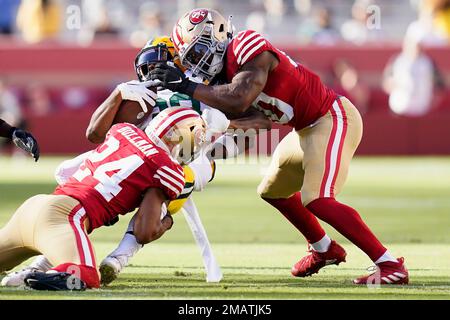 Green Bay Packers' Tyler Goodson during an NFL preseason football game  against the San Francisco 49ers in Santa Clara, Calif., Friday, Aug. 12,  2022. (AP Photo/Godofredo A. Vásquez Stock Photo - Alamy