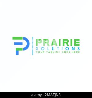 Letter or word P sans serif Font with chart image graphic icon logo design abstract concept vector stock symbol related to initial or trading Stock Vector