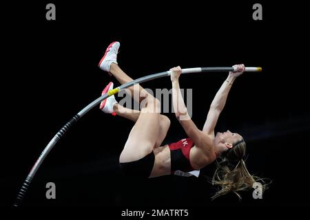 Caroline Bonde Holm (Denmark). Pole vault women. European Championships