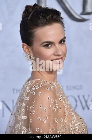 Ema Horvath arrives at the premiere of "The Lord of the Rings: The
