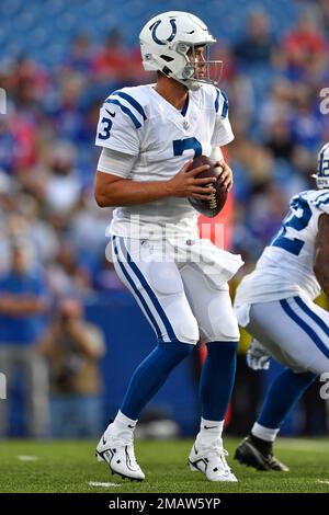 Buffalo Bills defensive end Kingsley Jonathan (59) in the second half of a  preseason NFL football game against the Indianapolis Colts, Saturday, Aug.  13, 2022, in Orchard Park, N.Y. The Bills won