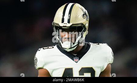 Green Bay Packers' Tyler Goodson runs during the first half of a preseason  NFL football game against the New Orleans Saints Friday, Aug. 19, 2022, in  Green Bay, Wis. (AP Photo/Morry Gash