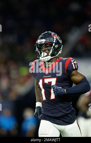 INGLEWOOD, CA - AUGUST 19: Houston Texans cornerback Jalen Pitre looks on  during the NFL preseason game between the Houston Texans and the Los  Angeles Rams on August 19, 2022, at SoFi