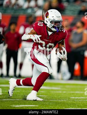 Arizona Cardinals RB Keontay Ingram (No. 30), in practice May 13, 2022