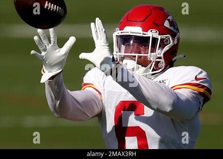 Kansas City Chiefs safety Bryan Cook catches the ball during NFL