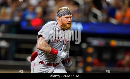 San Diego Padres second baseman Ha-Seong Kim looks to throw against the  Cincinnati Reds during a baseball game Saturday, July 1, 2023, in  Cincinnati. (AP Photo/Jeff Dean Stock Photo - Alamy