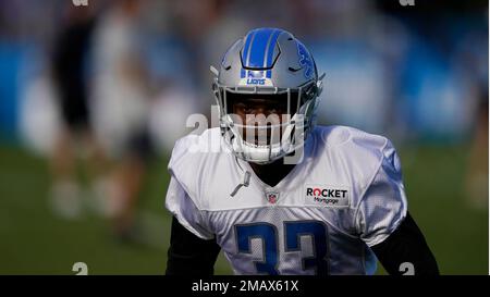 Detroit Lions linebacker Anthony Pittman (57) in action during the second  half of an NFL football game against the Minnesota Vikings, Sunday, Sept.  25, 2022 in Minneapolis. (AP Photo/Stacy Bengs Stock Photo - Alamy