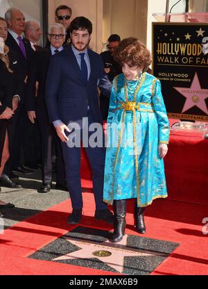 Actress Gina Lollobrigida Honored With Star On The Hollywood Walk Of Fame on February 1, 2018 in Hollywood, California. Stock Photo