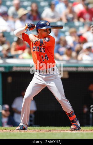 Houston Astros' Mauricio Dubon bats against the Los Angeles Angels during  the seventh inning of a baseball game Saturday, June 3, 2023, in Houston.  (AP Photo/David J. Phillip Stock Photo - Alamy
