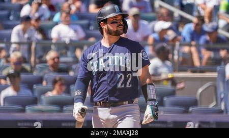 July 1202021: Seattle catcher Luis Torrens (22) during pregame with the  Seattle Mariners and the Colorado Rockies held at Coors Field in Denver Co.  David Seelig/Cal Sport Medi(Credit Image: © David Seelig /