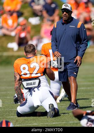 Broncos tight end Jake Butt goes through 1st full-pad practice – The  Durango Herald