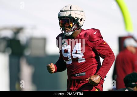 Santa Clara, California, USA. 24th Dec, 2022. Washington Commanders  defensive tackle Daron Payne (94) tackles San Francisco 49ers quarterback  Brock Purdy (13) after he passes ball on Saturday, December 24, 2022, at