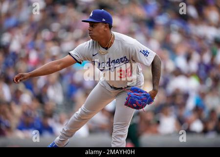 Los Angeles Dodgers Reliever Yency Almonte Editorial Stock Photo - Stock  Image