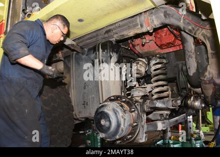 185th Air Refueling Wing vehicle mechanic Technical Sgt. Jason Lammers ...
