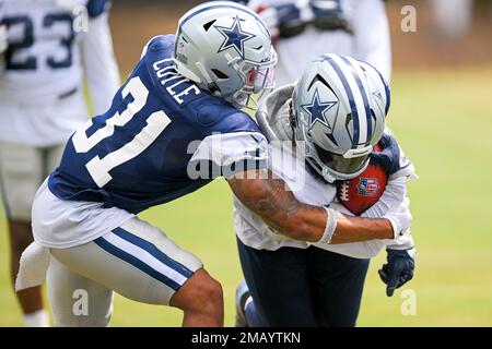 Dallas Cowboys safety Tyler Coyle (31) tackles running back