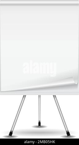 Flip chart, vector eps10 illustration Stock Vector