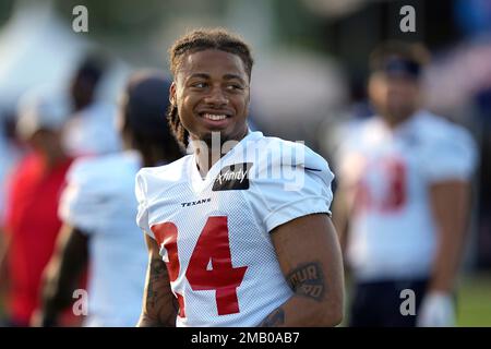 Houston Texans defensive back Derek Stingley Jr. (24) looks to defend  during an NFL Football game against the Philadelphia Eagles on Thursday,  November 3, 2022, in Houston. (AP Photo/Matt Patterson Stock Photo - Alamy