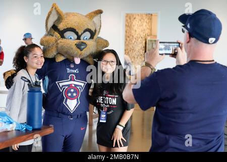 Titans Mascot Trac Editorial Stock Photo - Stock Image