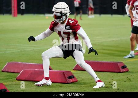 Arizona Cardinals linebacker Ezekiel Turner (47) during the first half of  an NFL football game against the Las Vegas Raiders, Sunday, Sept. 18, 2022,  in Las Vegas. (AP Photo/Rick Scuteri Stock Photo - Alamy