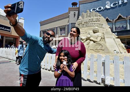 IMAGE DISTRIBUTED FOR CITADEL OUTLETS Los Angeles Lakers logo on