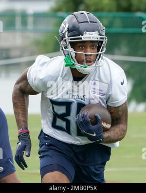 Tennessee Titans wide receiver Reggie Roberson Jr. takes part in a ...