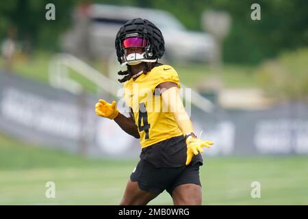 Pittsburgh, Pennsylvania, USA. 2nd Oct, 2022. October 2nd, 2022 Pittsburgh  Steelers safety Terrell Edmunds (34) entrance during Pittsburgh Steelers vs  New York Jets in Pittsburgh, PA at Acrisure Stadium. Jake Mysliwczyk/BMR  (Credit