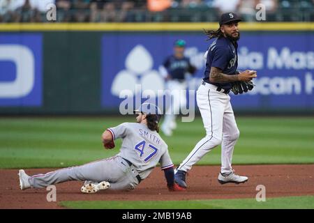 Texas Rangers' Marcus Semien in action during a baseball game against the  Baltimore Orioles, Sunday, May 28, 2023, in Baltimore. (AP Photo/Nick Wass  Stock Photo - Alamy