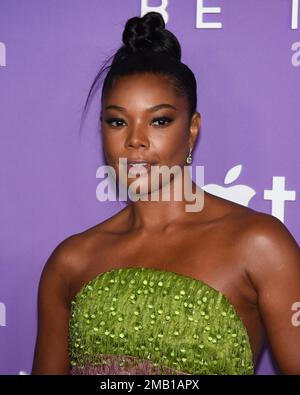 19 January 2023 - Hollywood, California - Gabrielle Union. season 3 premiere of Apple TV+'s ''Truth Be Told'' at Pacific Design Center. (Credit Image: © Billy Bennight/AdMedia via ZUMA Press Wire) EDITORIAL USAGE ONLY! Not for Commercial USAGE! Stock Photo