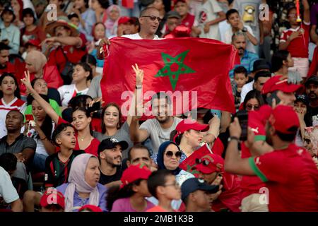 Moroccan Fans Cheer Their Team During The Women's African Cup Of ...