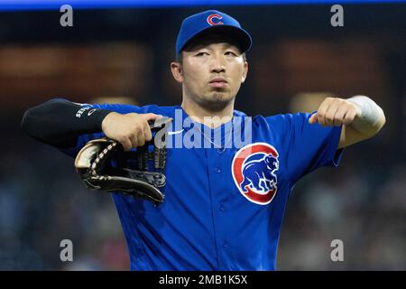 July 5, 2022: Chicago Cubs right fielder Seiya Suzuki #27 hits a two-run  home run in the fifth inning during MLB game between the Chicago Cubs and  the Milwaukee Brewers at American