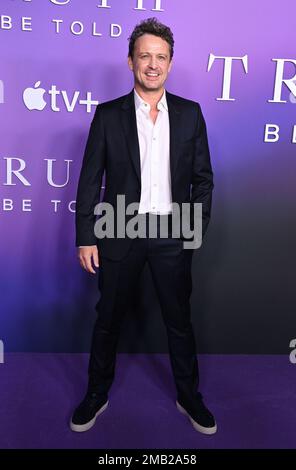 David Lyons arriving at Apple TV+’s “Truth Be Told” season 3 premiere held at the Pacific Design Center on January 19, 2023 in West Hollywood, CA. © Tammie Arroyo / AFF-USA.com Credit: AFF/Alamy Live News Stock Photo