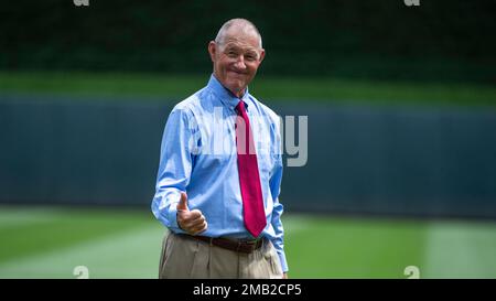 Minnesota Twins legend Jim Kaat jersey retirement ceremony 