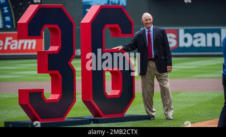 Minnesota Twins legend Jim Kaat jersey retirement ceremony 