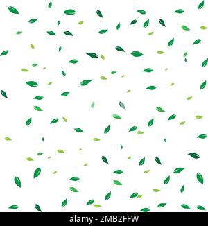 fying leaves background illustration desing Stock Vector