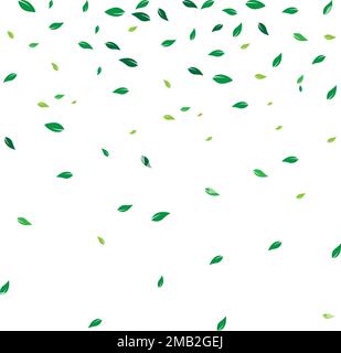 fying leaves background illustration desing Stock Vector