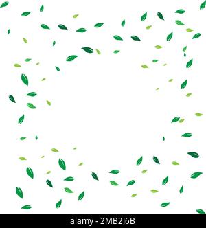 fying leaves background illustration desing Stock Vector