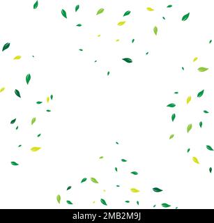 fying leaves background illustration desing Stock Vector