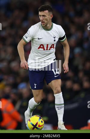 Manchester, UK. 19th January 2023.  Ivan Perisic of Tottenham during the Premier League match at the Etihad Stadium, Manchester. Credit: Sportimage/Alamy Live News Stock Photo