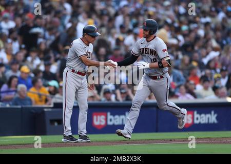 This is a 2022 photo of coach Tony Perezchica of the Arizona Diamondbacks  baseball team shown, Monday, March 21, 2022, in Scottsdale, Ariz. (AP  Photo/Matt York Stock Photo - Alamy