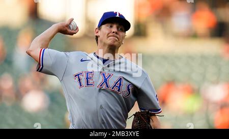 This is a 2022 photo of Spencer Howard of the Texas Rangers baseball team.  This image reflects the Texas Rangers active roster as of Thursday, March  17, 2022 when this image was