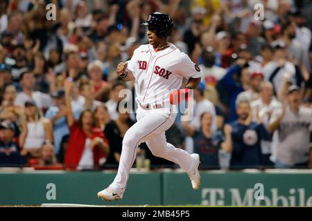 Boston Red Sox's Jarren Duran during a baseball game, Thursday, June 23,  2022, at Fenway Park in Boston. (AP Photo/Charles Krupa Stock Photo - Alamy