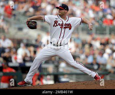 April 09, 2022: Atlanta Braves pitcher Will Smith delivers a pitch