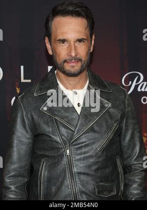 19 January 2023 -Los Angeles, California - Rodrigo Santoro. Los Angeles Premiere Of Paramount+'s ''Wolf Pack'' held at Harmony Gold in Los Angeles. (Credit Image: © Fs/AdMedia via ZUMA Press Wire) EDITORIAL USAGE ONLY! Not for Commercial USAGE! Stock Photo