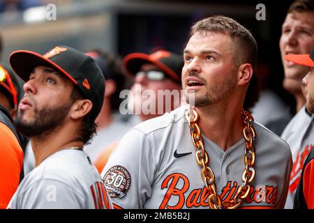 Trey Mancini - Home Jersey: Game-Used (Solo HR)